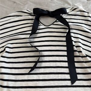 Altar’d StateStriped Black and White Women's Top